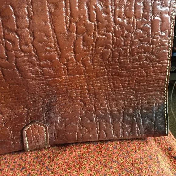 VINTAGE SWEDISH LEATHER BRIEFCASE - Picture 3 of 15